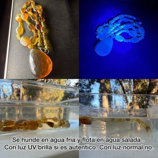 Collar de ámbar con colgante