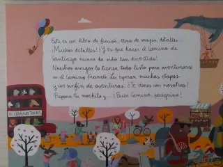 SOLO ENVÍO Lote 4 libros infantil Camino Santiago