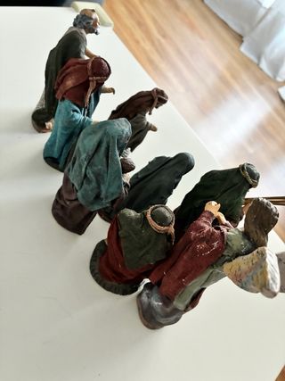 Belén figuras pastores y ángel