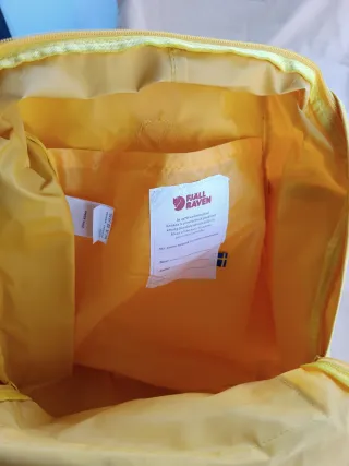 Mochila FjallRaven Kanken Amarilla