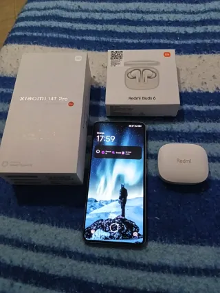Xiaomi 14T Pro y Redmi Buds 6 Blanco