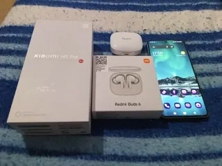 Xiaomi 14T Pro y Redmi Buds 6 Blanco