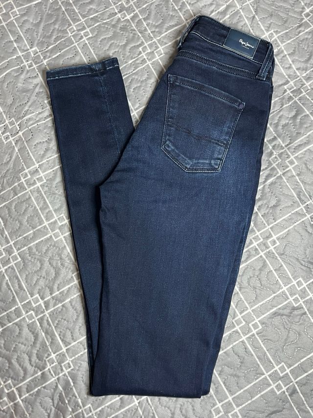 Vaqueros Skinny Tiro Alto Mujer Talla M