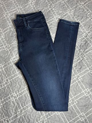 Vaqueros Skinny Tiro Alto Mujer Talla M