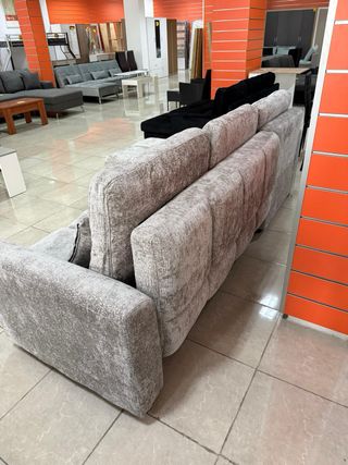 Sofá Chaise Longue Gris