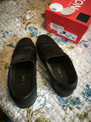 Zapatos de piel negros hombre talla 42