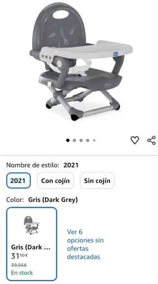 Trona Chicco plegable y de viaje