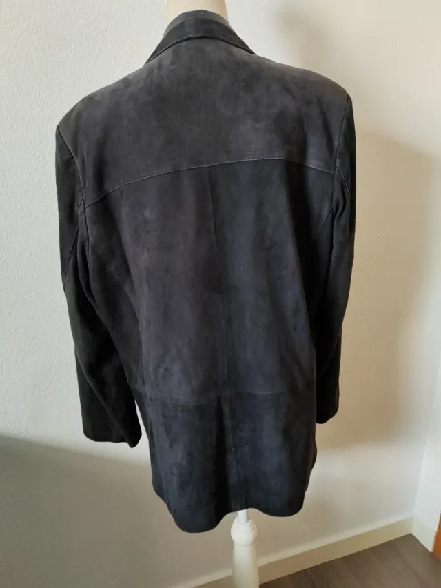 Chaqueta Piel Negra Serra Torras