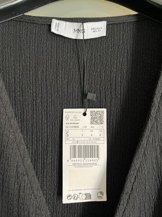 Vestito elegante nero tg. S Mango
