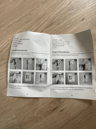 2 focos fotografía Vbestlife sin usar