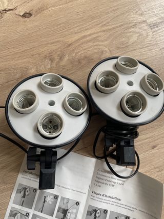 2 focos fotografía Vbestlife sin usar