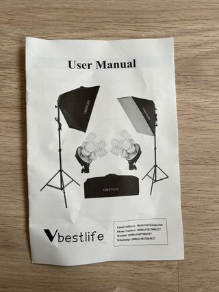 2 focos fotografía Vbestlife sin usar