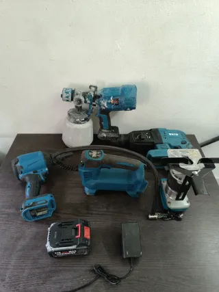 Lote 5 Máquinas compatible Makita LXT 18v