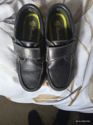 Zapatos colegial niño Gorila azul marino