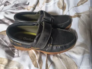 Zapatos colegial niño Gorila azul marino