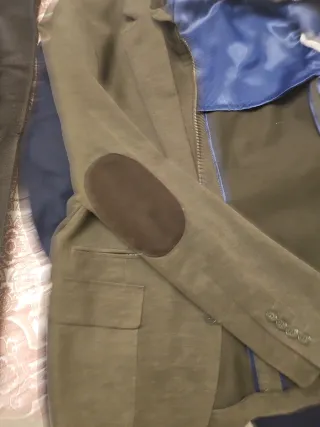 Chaqueta de caza verde