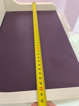 Escalera Estantería Morada y Madera