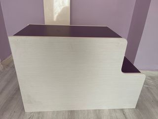 Escalera Estantería Morada y Madera