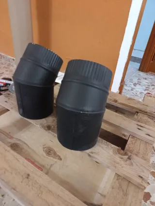 2 Tubos Codo 45°