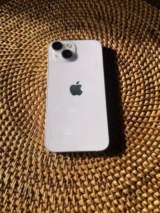 "iPhone 14 128GB • Morado • 100% batería •Perfecto