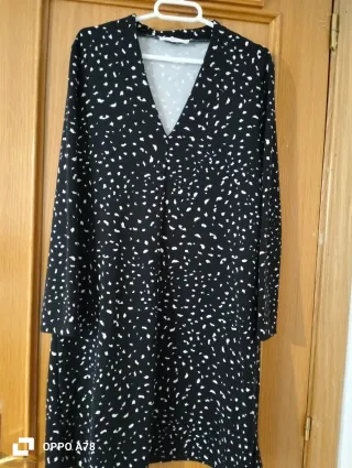 Chaqueta AMISU Talla Única Negra y Blanca