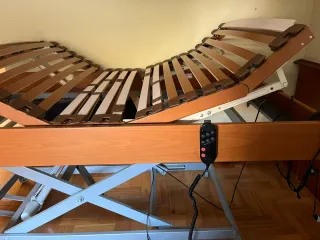 Cama articulada motorizada, colchón recogr Logroño