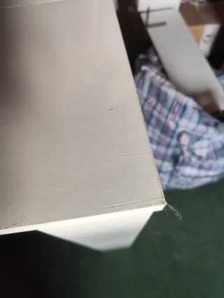 Mesa extensible blanca