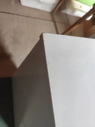 Mesa extensible blanca