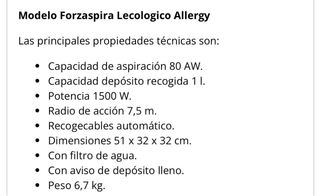 Aspirador Polti Forzaspira Negro