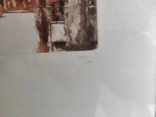 Litografía Sergi Castignani La Boqueria BCN