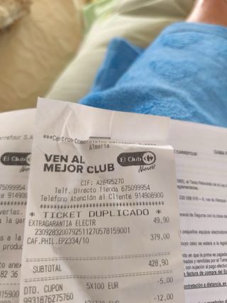 Cafetera PHILIPS EP2334/10 Máquina de café