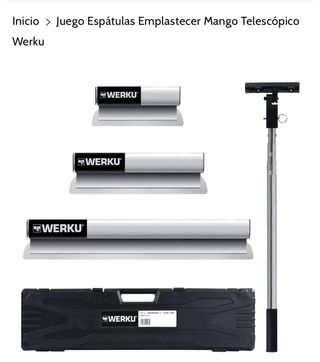 Juego Espátulas Werk Mango Telescópico