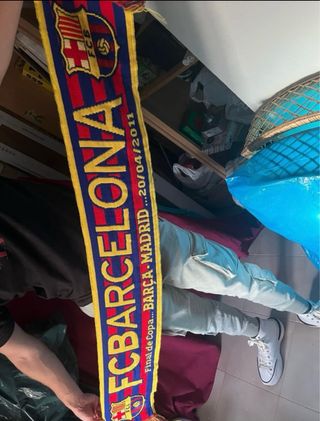 Bufanda FC Barcelona Final Copa 2011