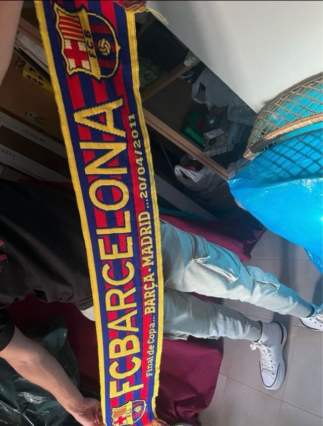 Bufanda FC Barcelona Final Copa 2011