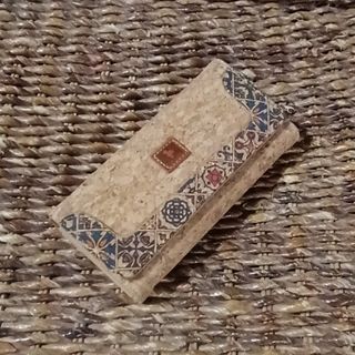 CARTERA MUJER CORCHO PORTUGUÉS ESTAMPADO MOSÁICO