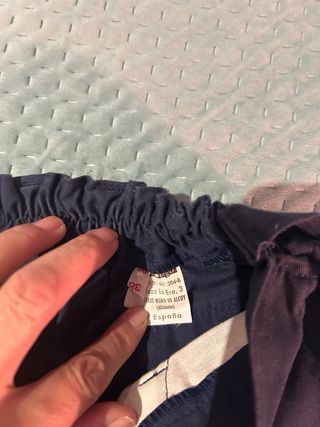 Pantalón de trabajo azul mujer