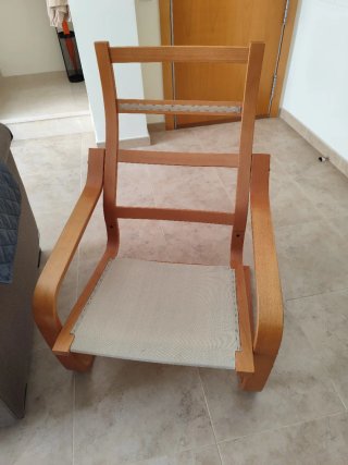 Hamaca Ikea Madera Tela Beige