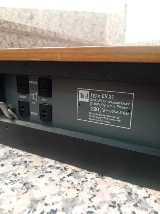 Dual CV 31 Amplificador Vintage