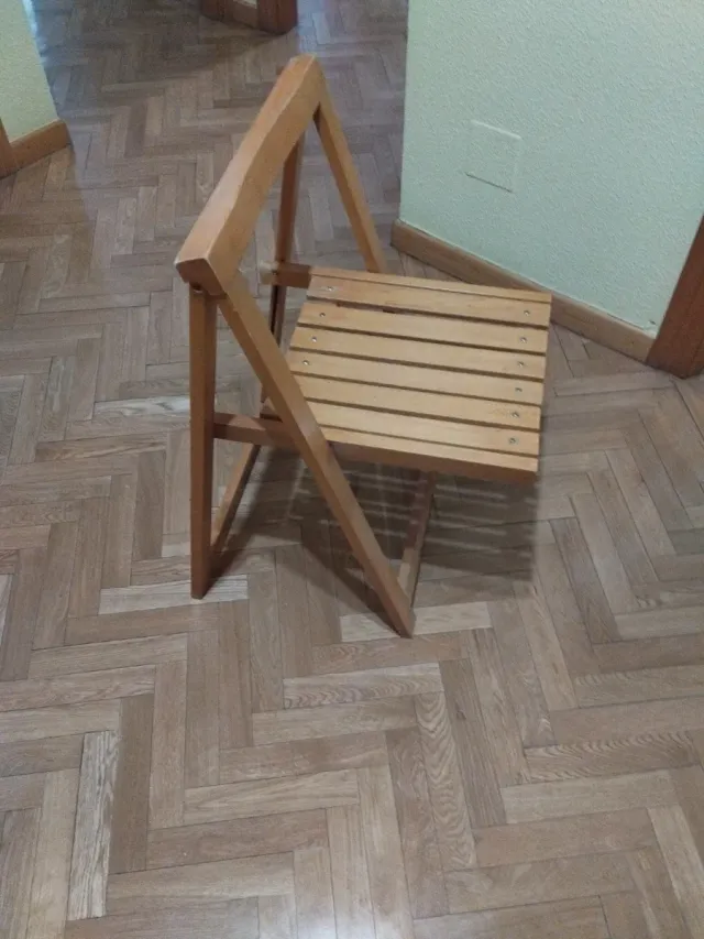 4 sillas de terraza plegables