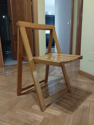 4 sedie da terrazzo pieghevoli