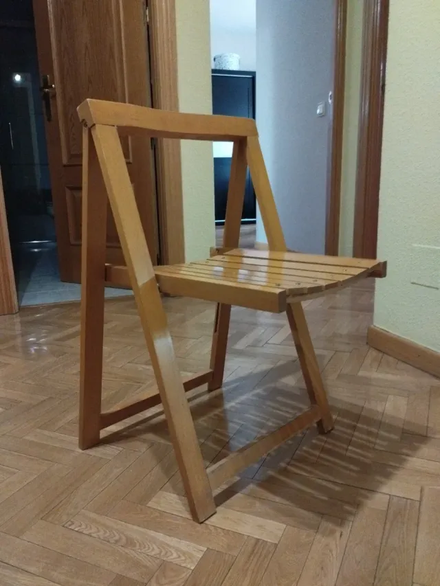 4 sillas de terraza plegables