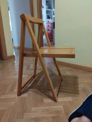 4 sedie da terrazzo pieghevoli