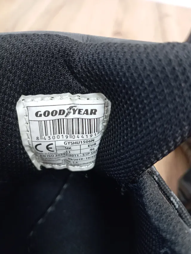 Zapatos de Seguridad Goodyear Negros y Grises