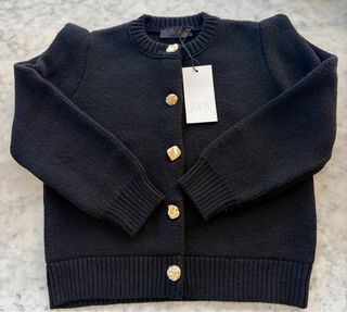 Chaqueta punto Zara botones dorados