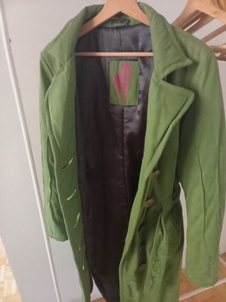 Abrigo verde mujer