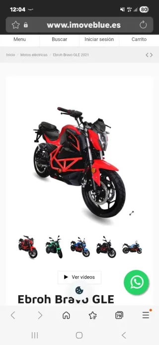 Moto Eléctrica 125cc