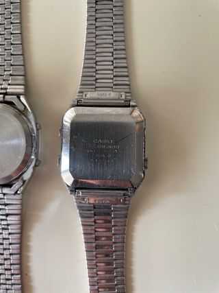 Lote 3 Relojes Casio y Pulsar Plata