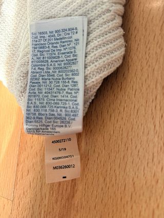 Jersey Tommy Hilfiger Talla 176