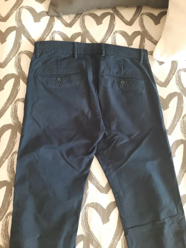 Pantalón chino slim Celio azul talla 36