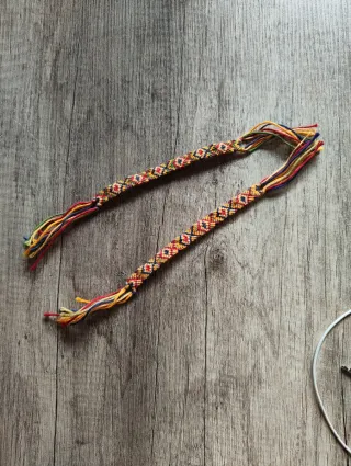 2 Pulseras Amistad Hechas a Mano